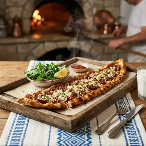 FULL KARIŞIK (ETLİ EKMEK USULÜ) (1 PORSİYON) - HASAN USTA ETLİ EKMEK VE PİDE