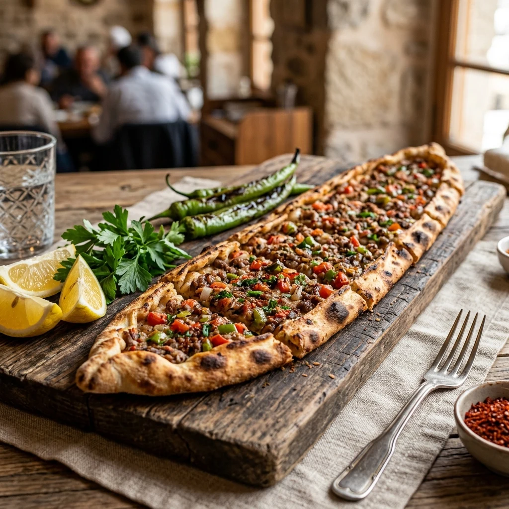 ETLİ EKMEK (1 PORSİYON) - HASAN USTA ETLİ EKMEK VE PİDE